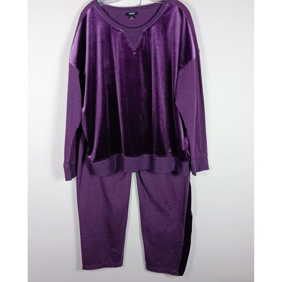 Alfani Intimates Pajama Set Women's XXL Loungewear Purple - Picture 3 of 12
